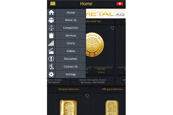 iGoldCoin_iPhone_App_home_Finemetal